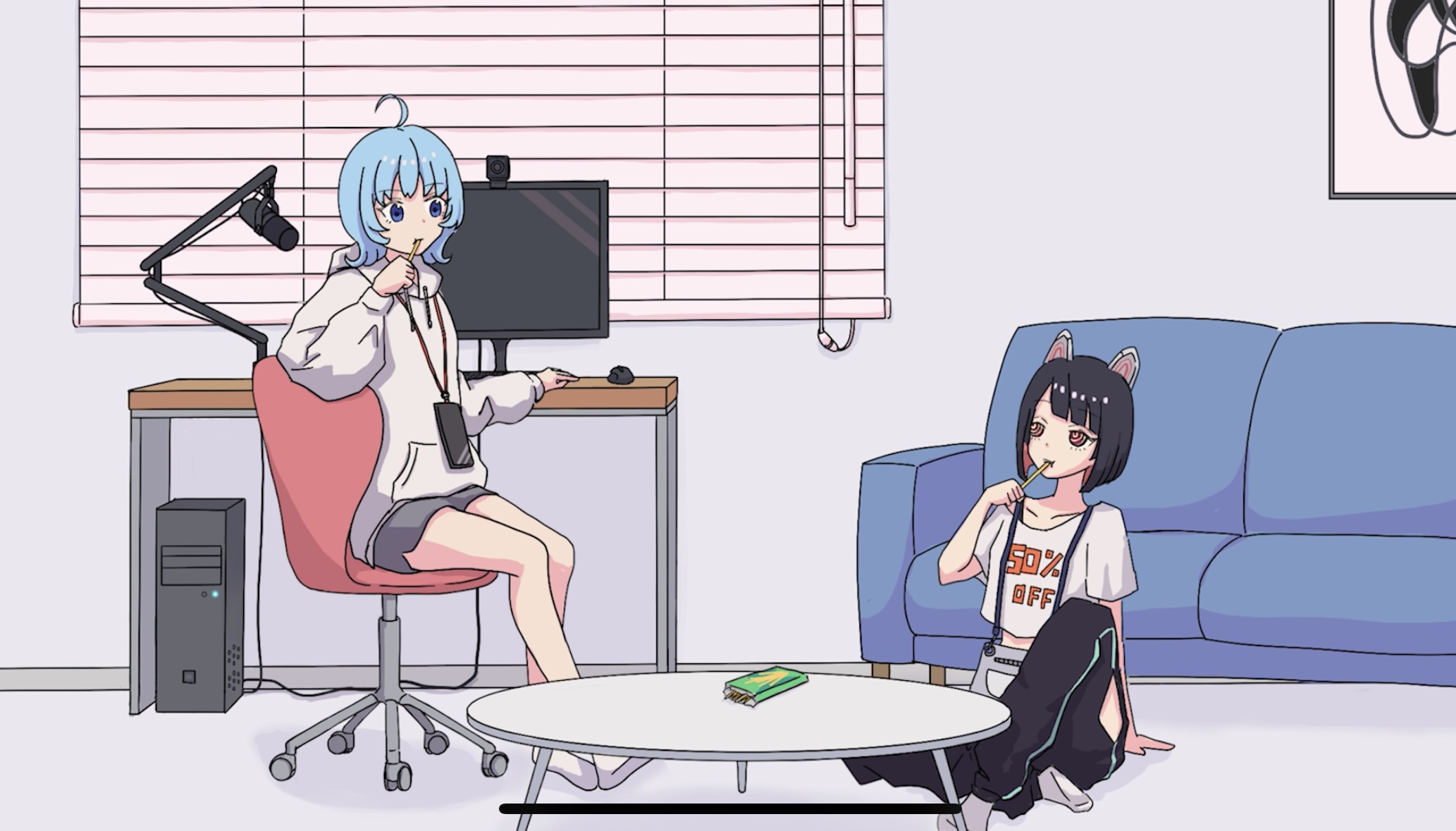 ショートアニメ制作シーン